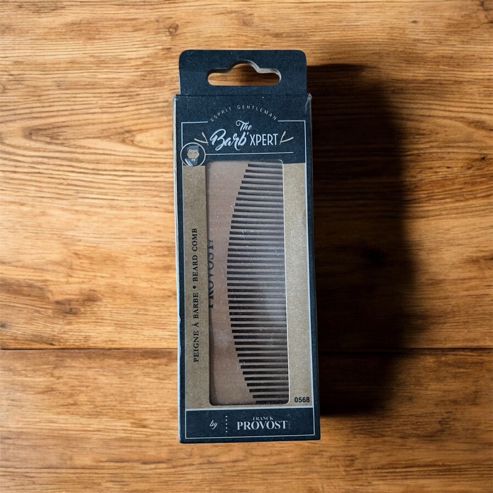Frank Provost “The Barb’Xpert” Beard Comb - Premium Wooden Comb For Grooming